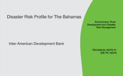 Publicado el informe “Perfil de riesgo para Bahamas”, en el que colabora IHCantabria en el portal del Banco Interamericano de Desarrollo