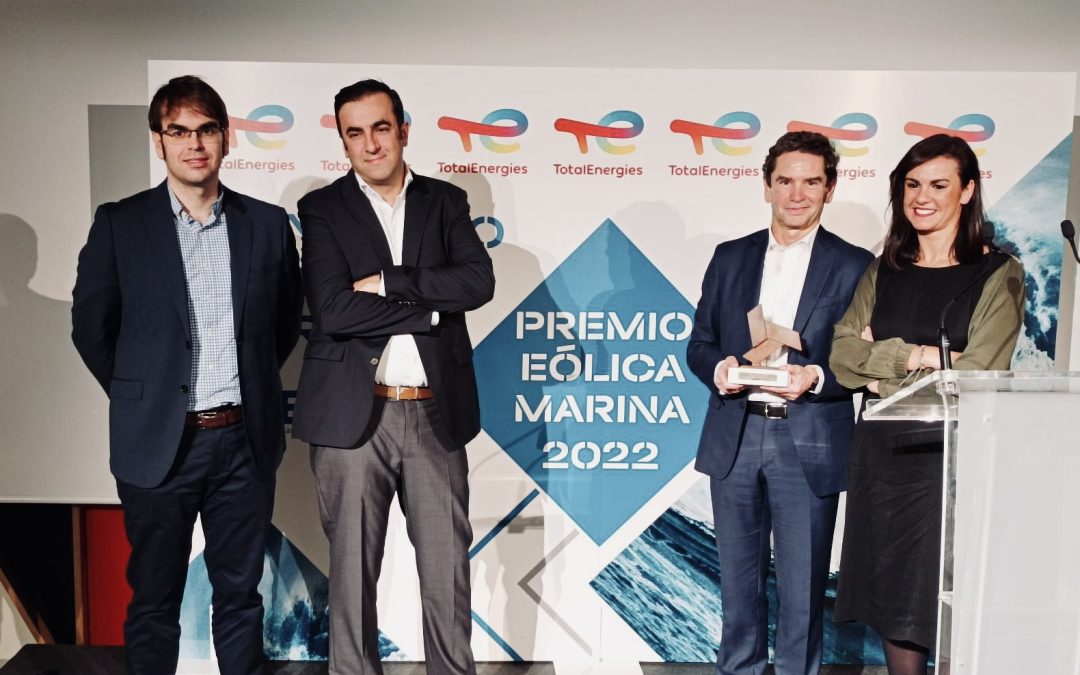IHCantabria recibe el I Premio de Energía Eólica Marina de España 