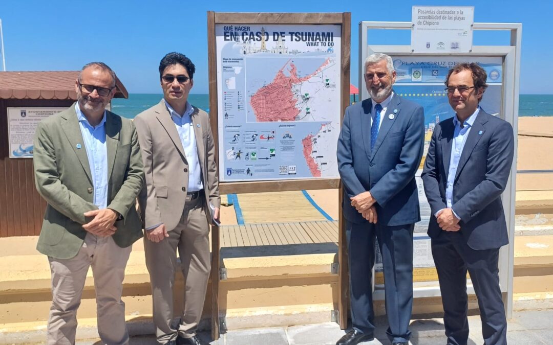 IHCantabria coordinó y realizó los trabajos que permitieron a Chipiona ser reconocido como municipio ‘Tsunami Ready’ por la UNESCO-IOC