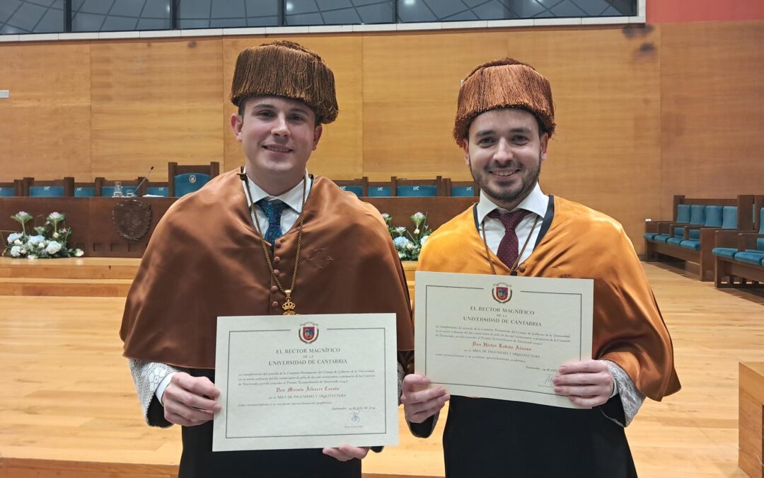 Two IHCantabria researchers received the Extraordinary Doctorate Awards 2024