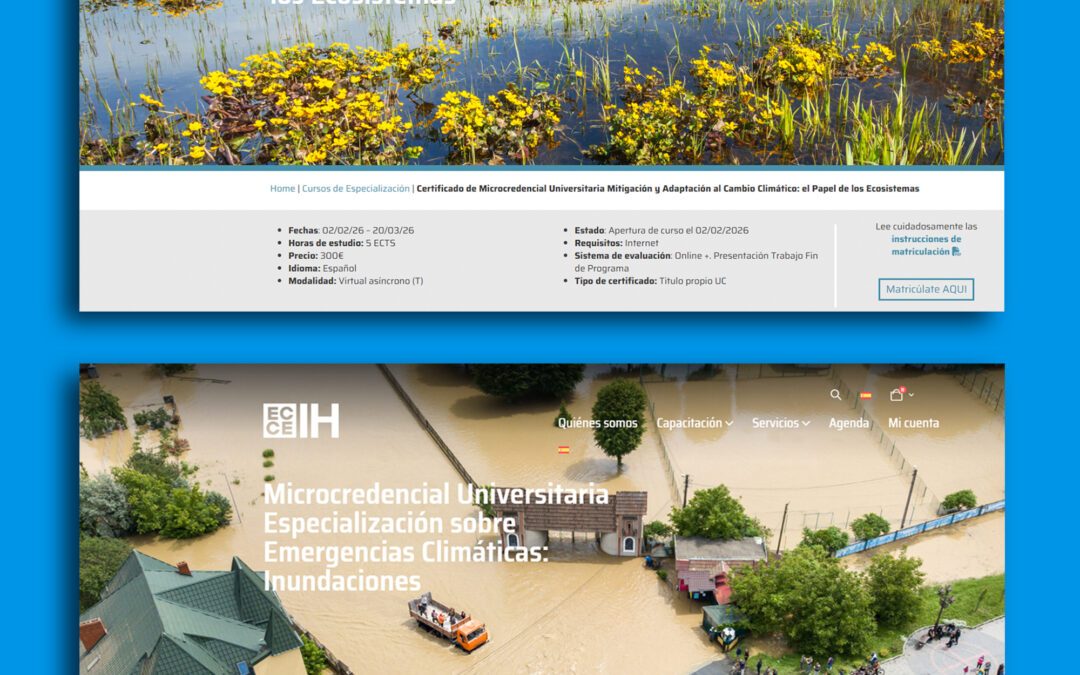 IHCantabria presenta dos nuevas microcredenciales universitarias para hacer frente a los retos del cambio climático