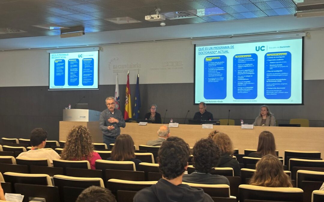 The directors of the UC Doctoral School visit IHCantabria