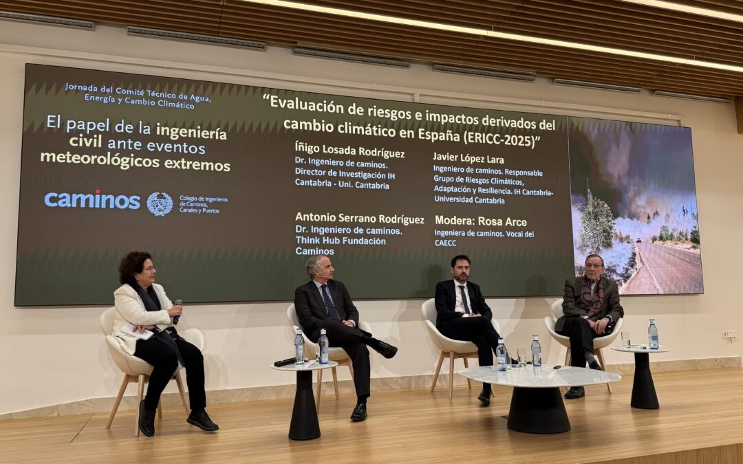 IHCantabria refuerza su liderazgo en el análisis de riesgos climáticos en la jornada sobre ingeniería ante eventos extremos